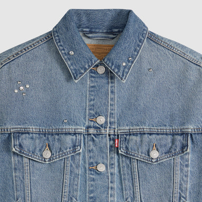 Thumbnail 6 - Levi's® Women's Loose Crop Trucker Jacket - 0089L0003