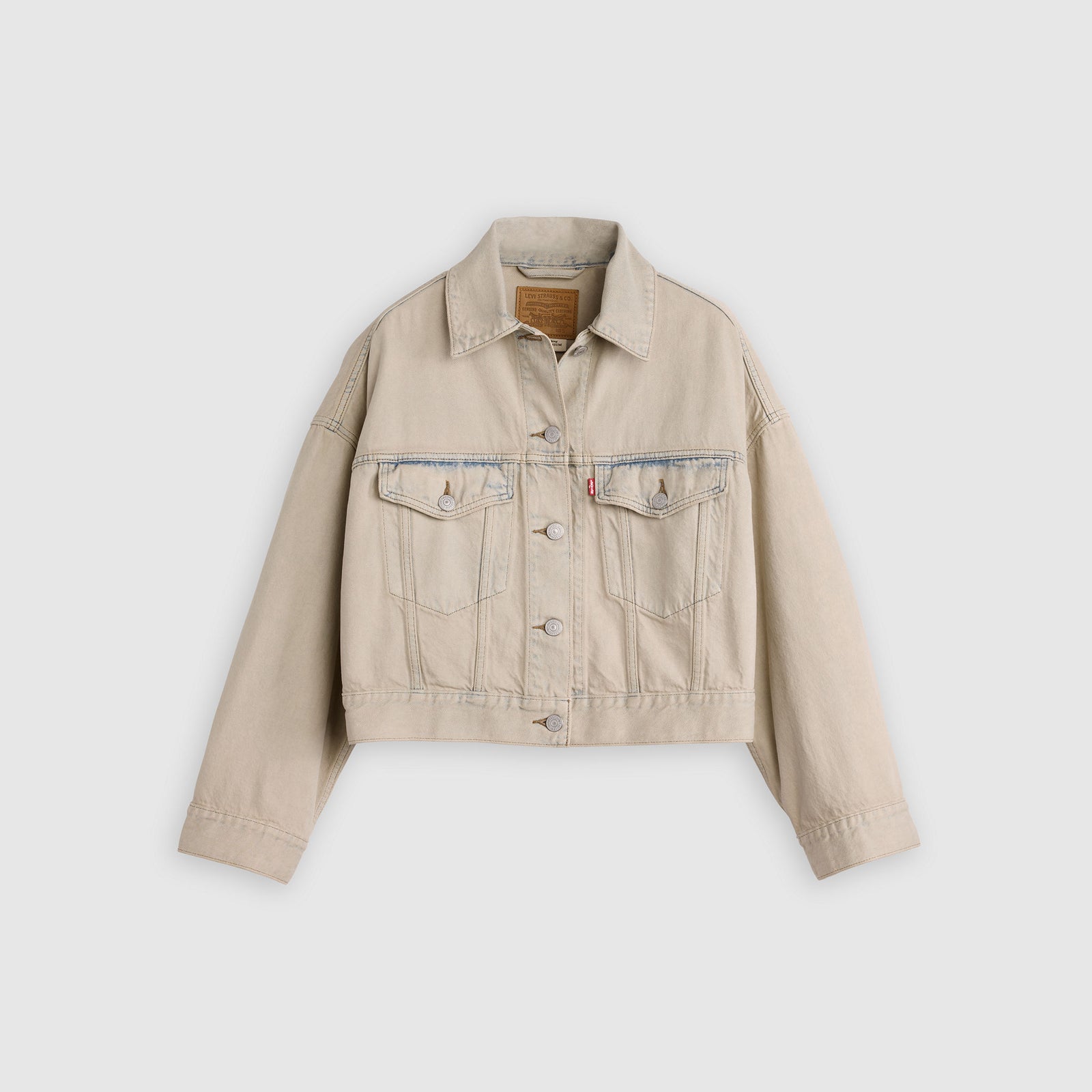 Main 5 - Levi's® Women's Loose Crop Trucker Jacket - 0089L0017