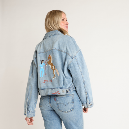 Thumbnail 2 - Levi's® Trucker Jacket Customised by Lottie Rae - 00CCS0000