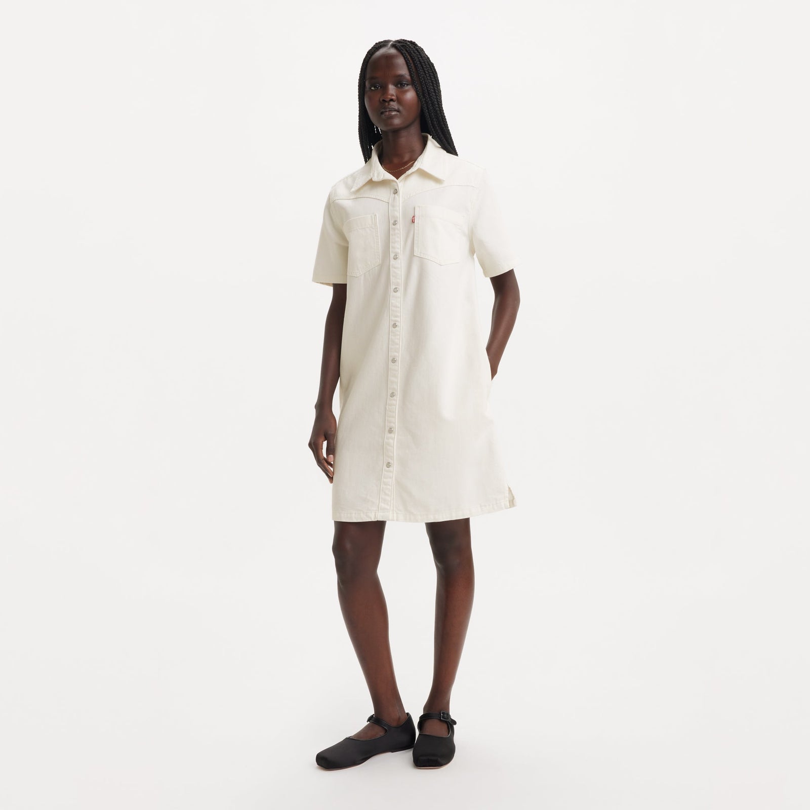 Main 1 - Levi's® Women's Louisa Short-Sleeve Denim Dress SCL - 