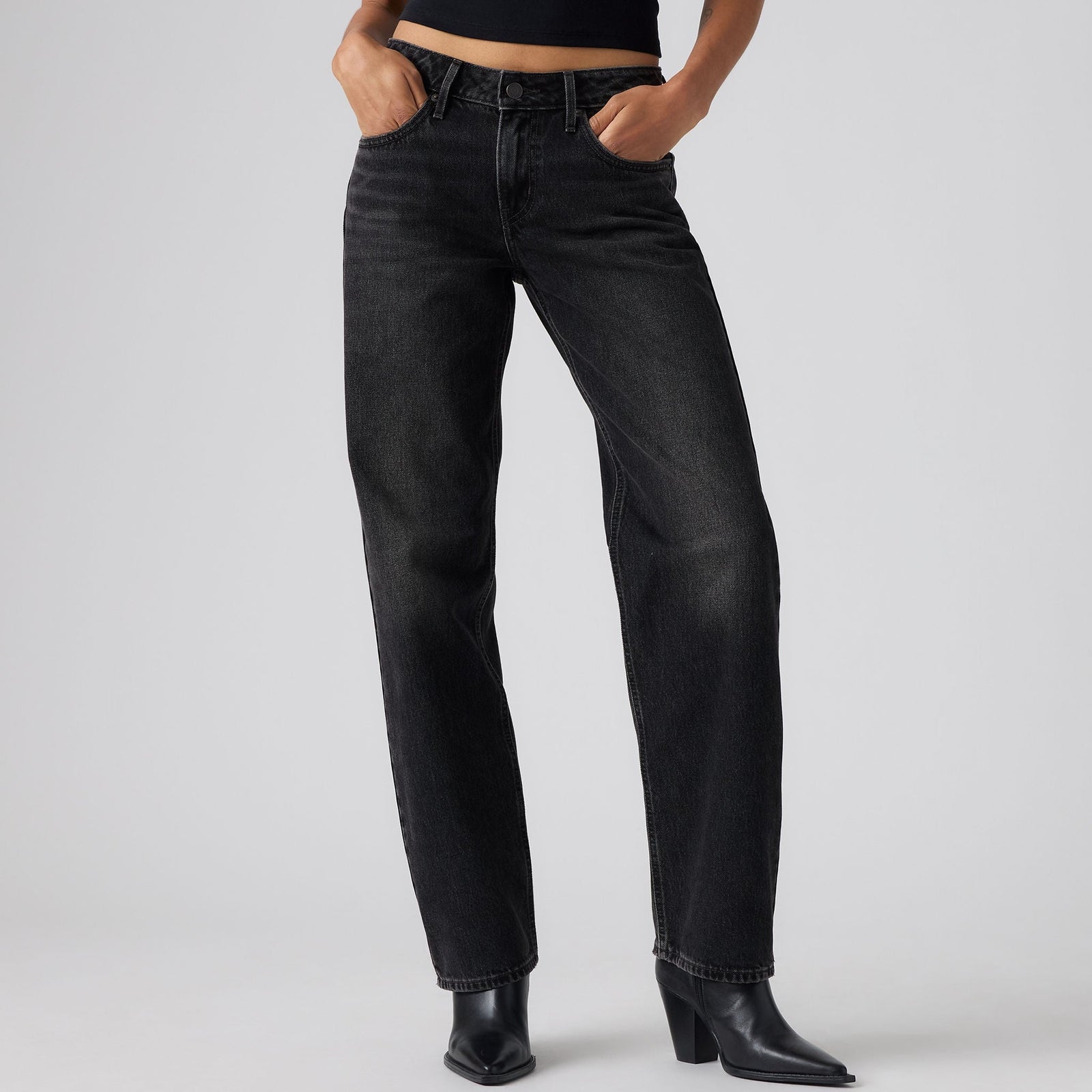 Main 5 - Levi's® Women's Low Straight Jeans - 0083P0008