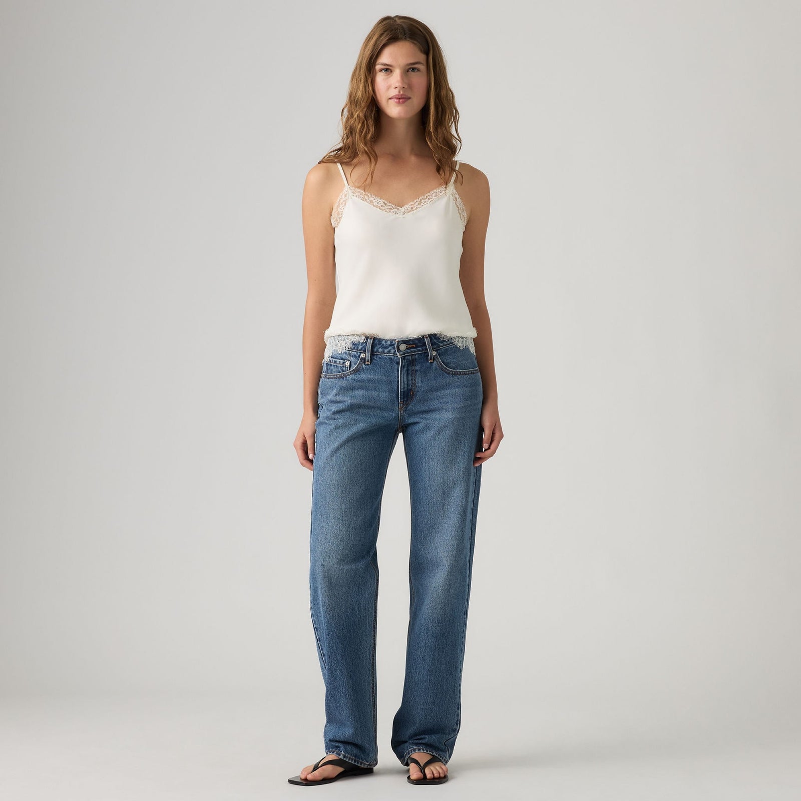 Main 3 - Levi's® Women's Low Straight Jeans - 0083P0010