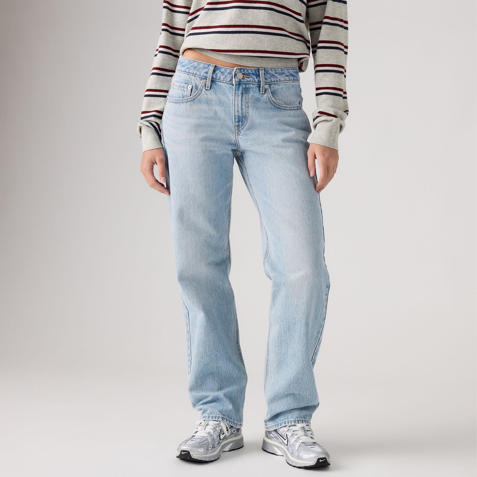 Main 5 - Levi's® Women's Low Straight Jeans - 0083P0011