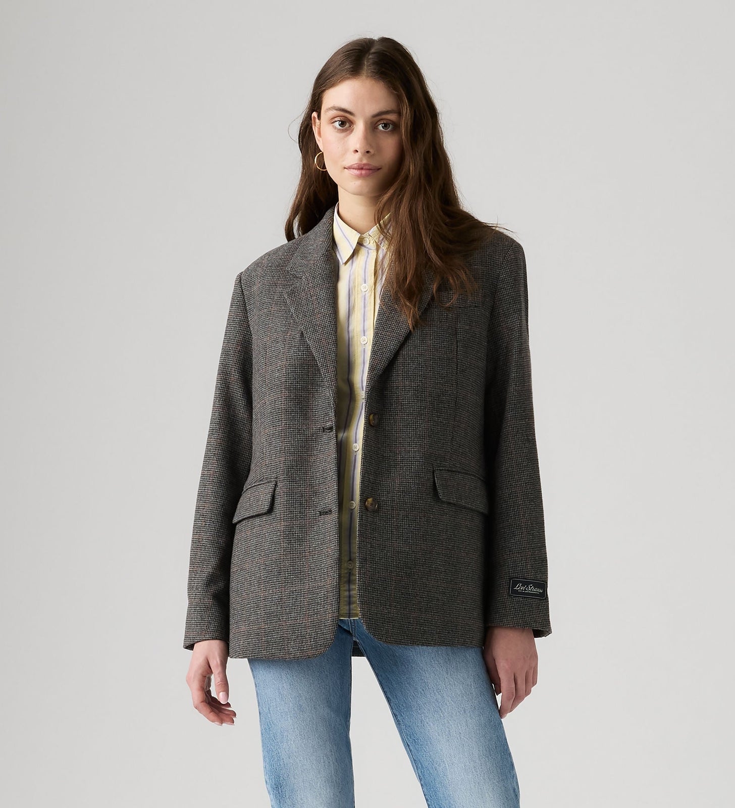 Main 3 - Levi's® Women's Luna Relaxed Blazer - 006SD0004