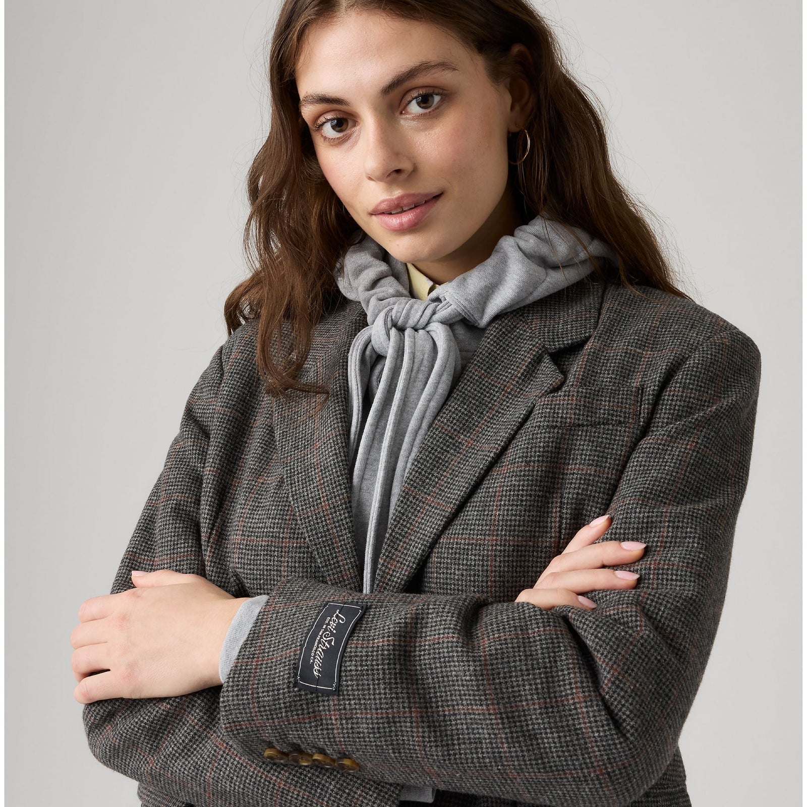 Main 4 - Levi's® Women's Luna Relaxed Blazer - 006SD0004
