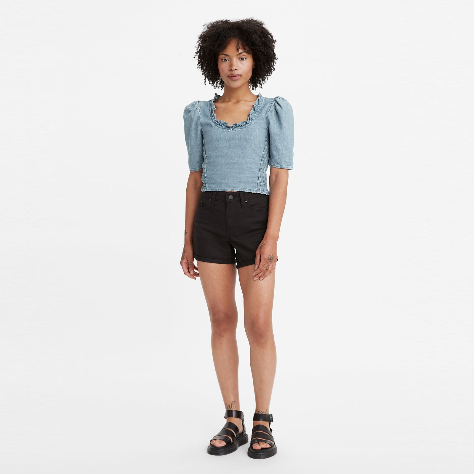 Main 1 - Levi's® Women's Mid-Length Shorts SCL - 