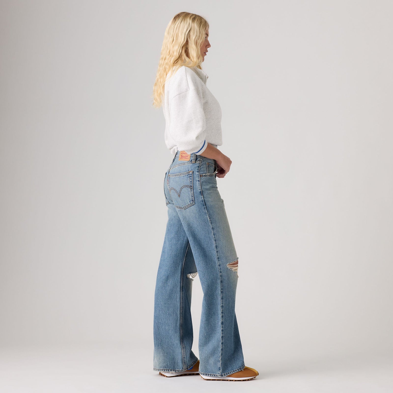 Main 4 - Levi's® Women's Middy Loose Boot Jeans - 006D10015