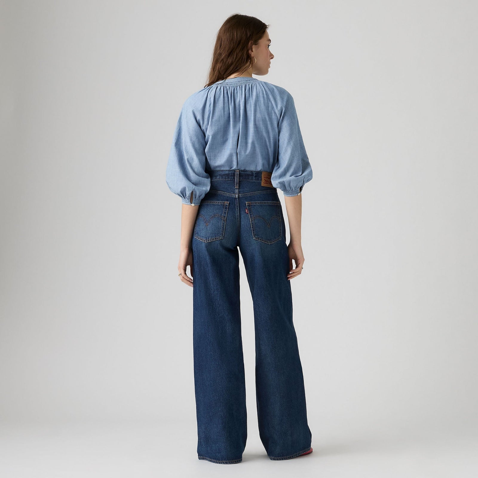 Main 2 - Levi's® Women's Middy Wide-Leg Jeans - 0081Z0001