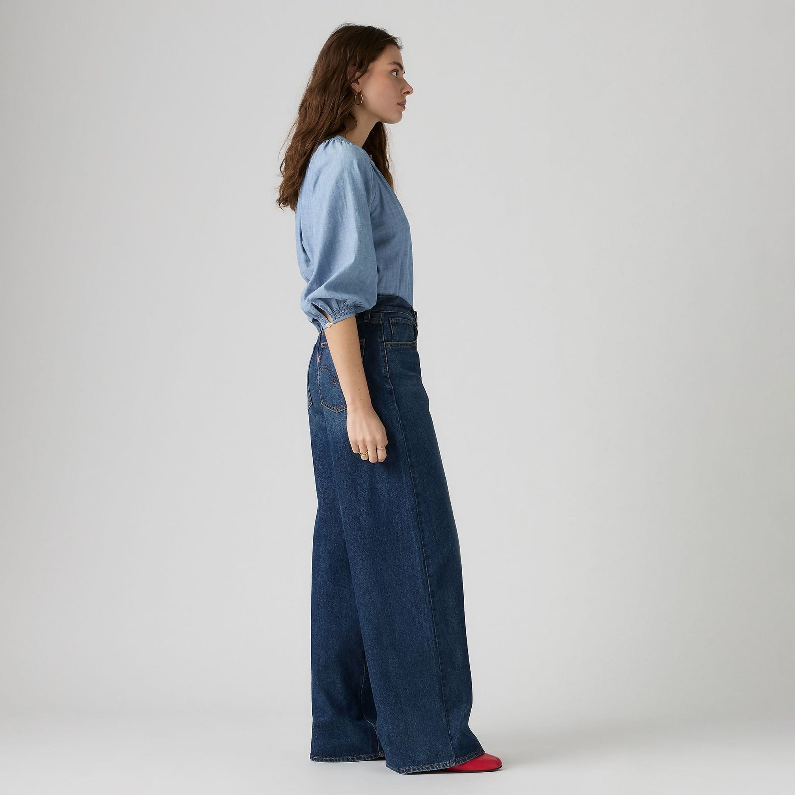 Main 4 - Levi's® Women's Middy Wide-Leg Jeans - 0081Z0001