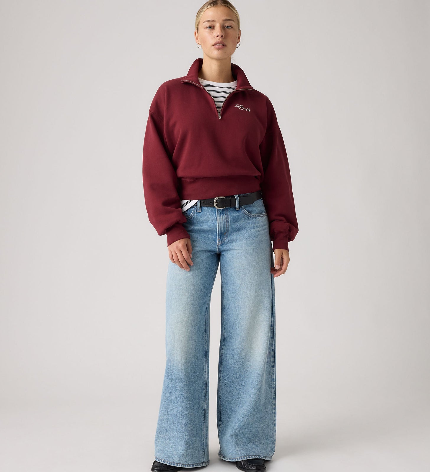 Main 1 - Levi's® Women's Middy Wide-Leg Jeans - 0081Z0003