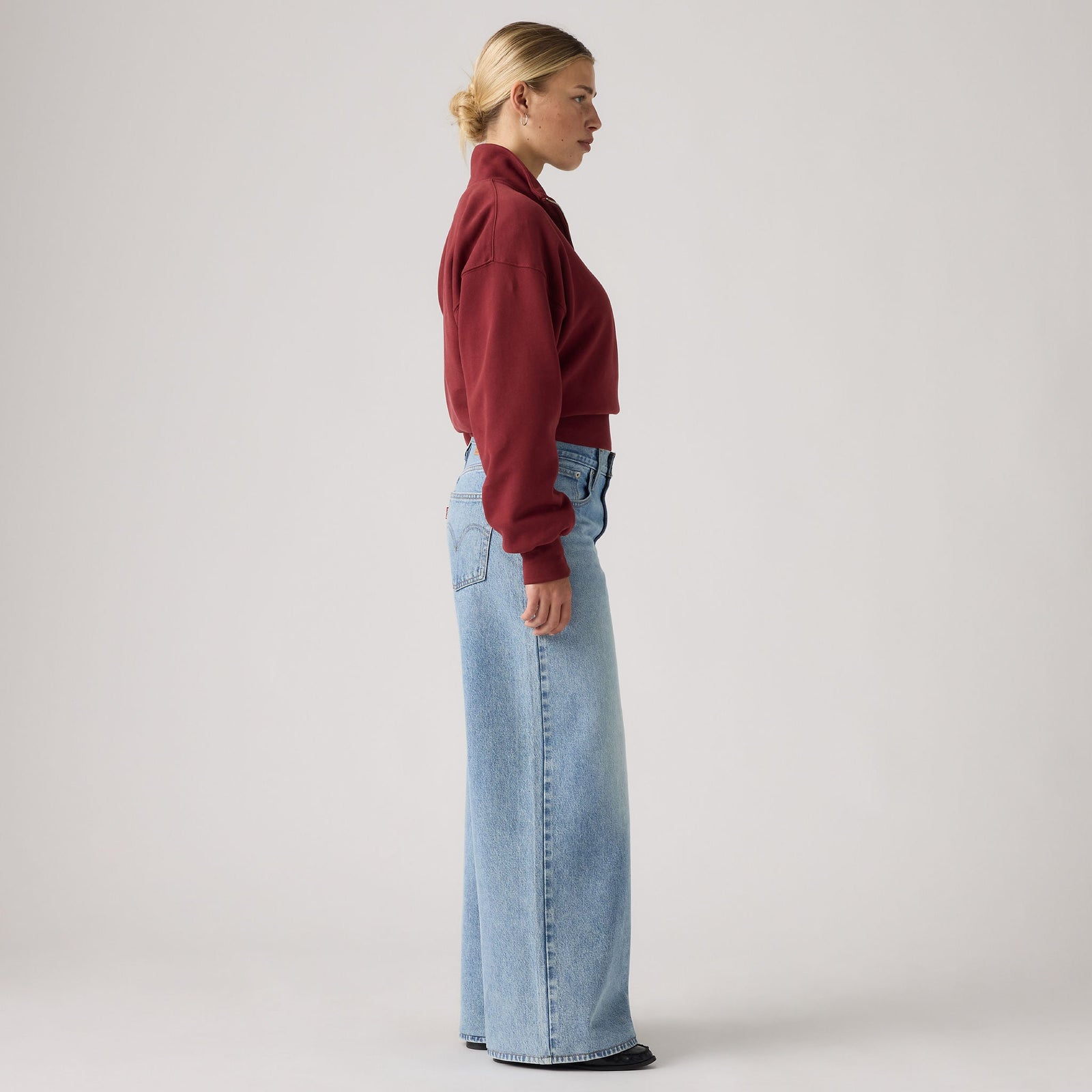 Main 4 - Levi's® Women's Middy Wide-Leg Jeans - 0081Z0003