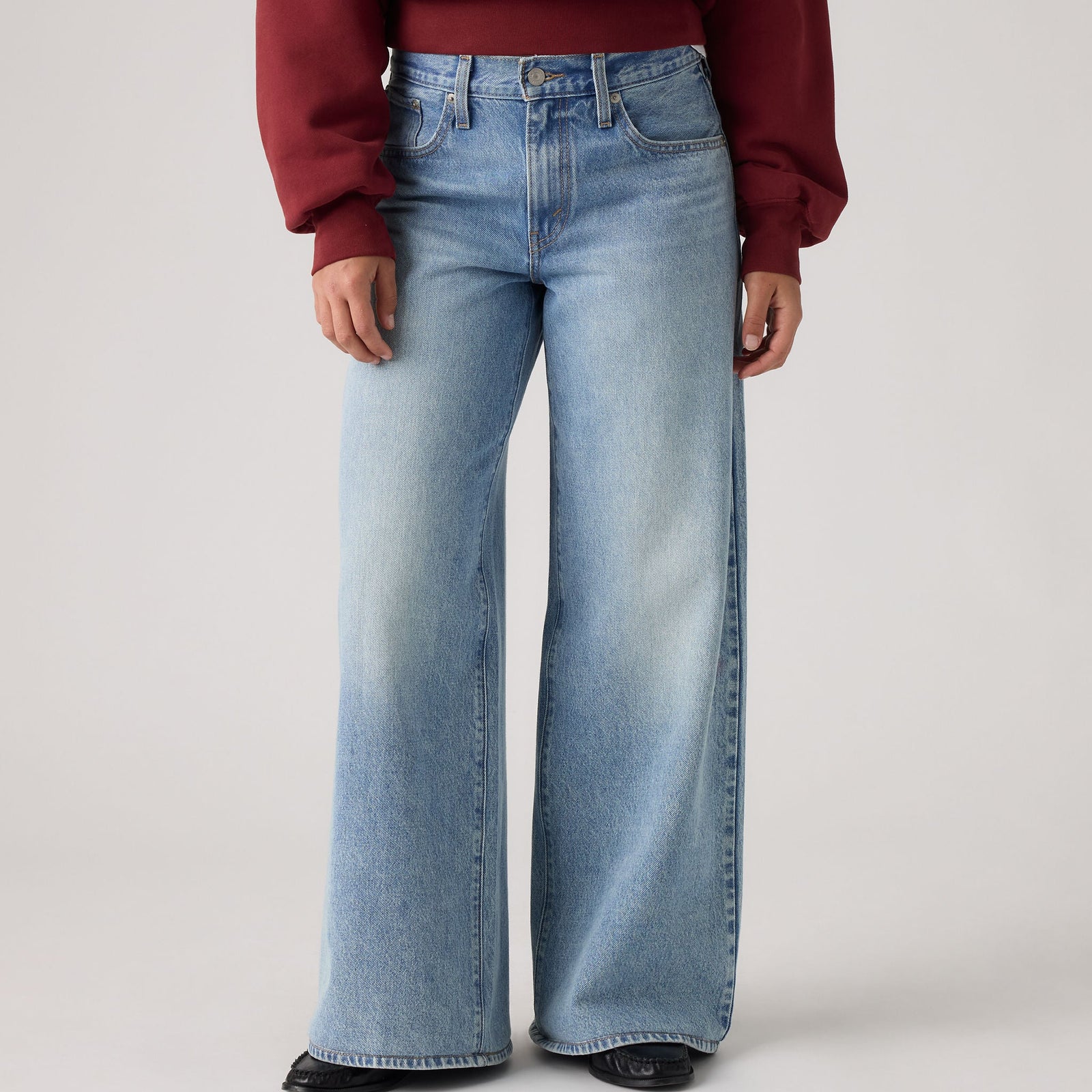 Main 5 - Levi's® Women's Middy Wide-Leg Jeans - 0081Z0003