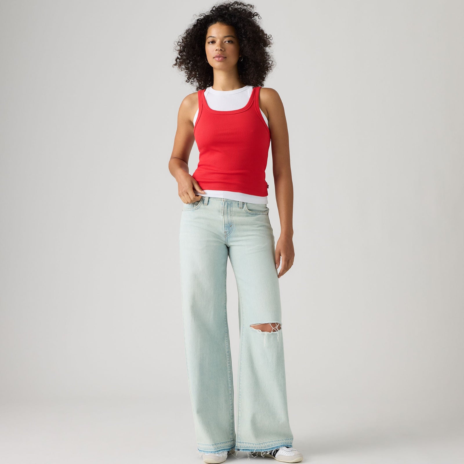 Main 1 - Levi's® Women's Middy Wide-Leg Jeans - 0081Z0009