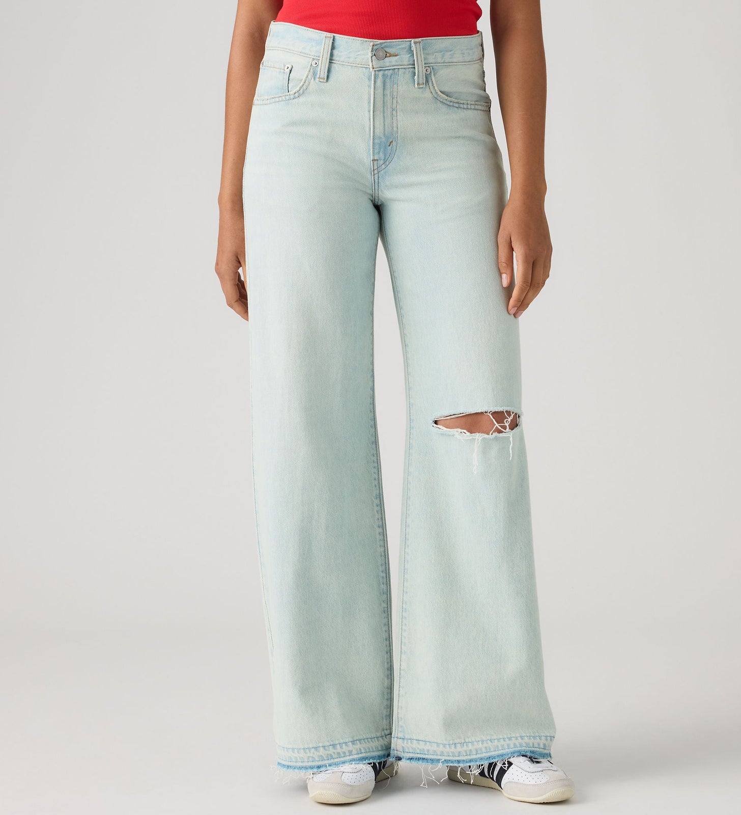 Main 5 - Levi's® Women's Middy Wide-Leg Jeans - 0081Z0009