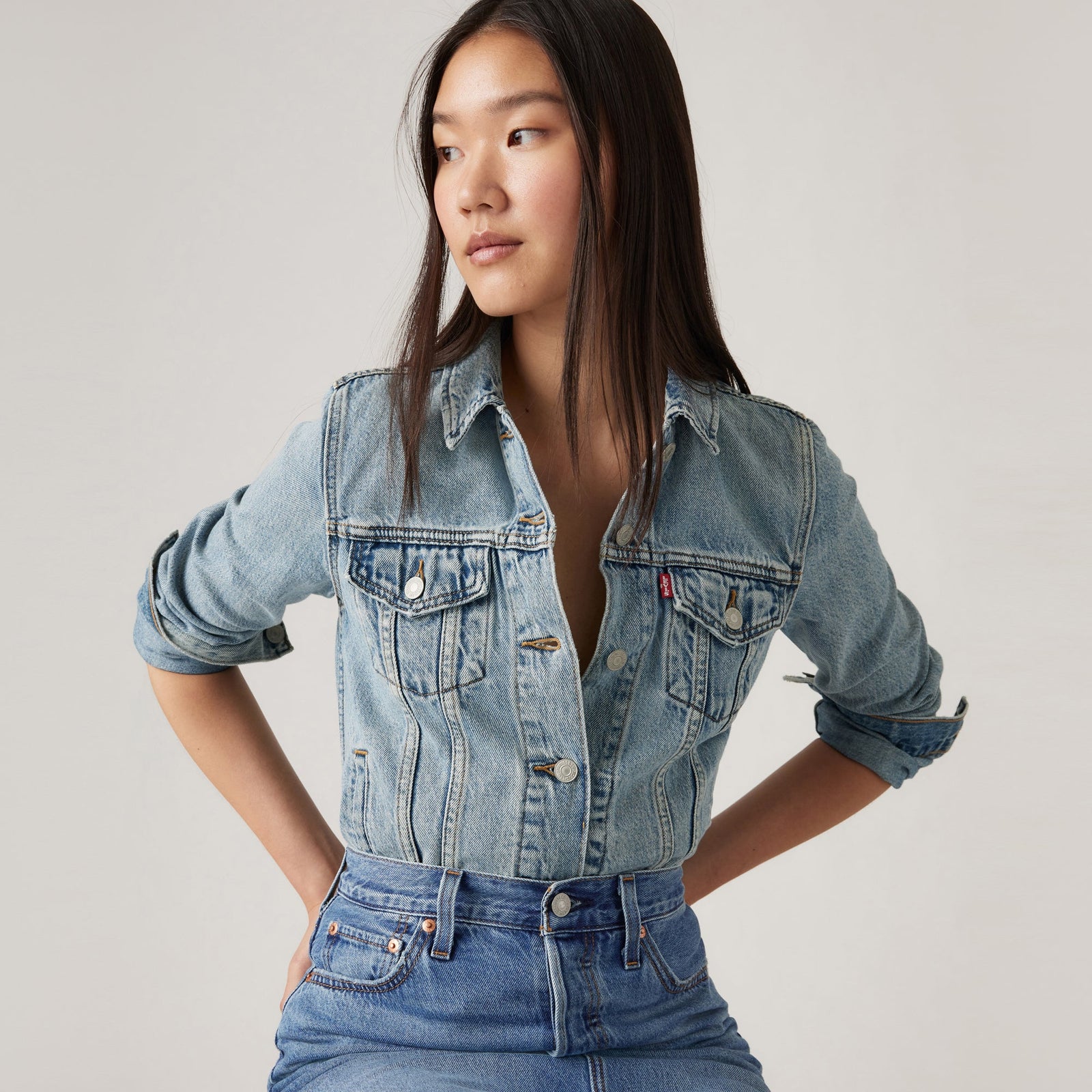 Main 3 - Levi’s® Women's Original Trucker Jacket - 299450100