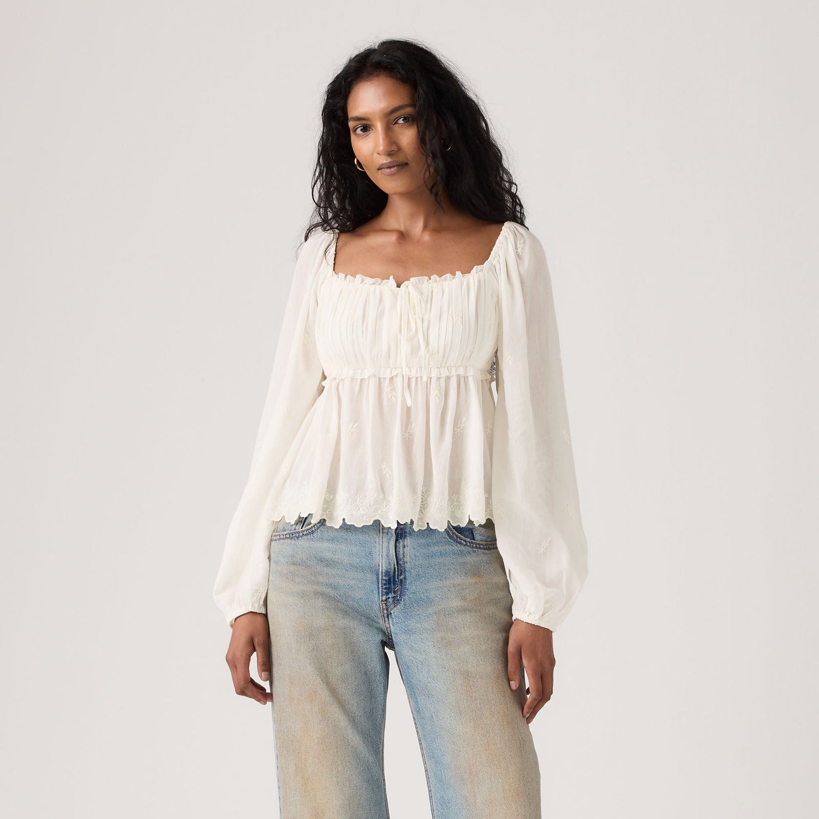 Main 1 - Levi's® Women's Ottie Long-Sleeve Blouse SCL - 
