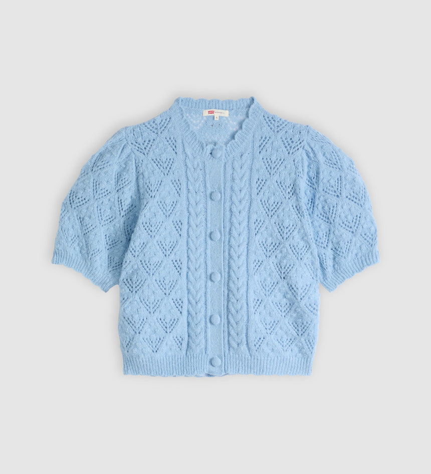 Main 5 - Levi's® Women's Pauline Pointelle Short-Sleeve Cardigan - 005A80001