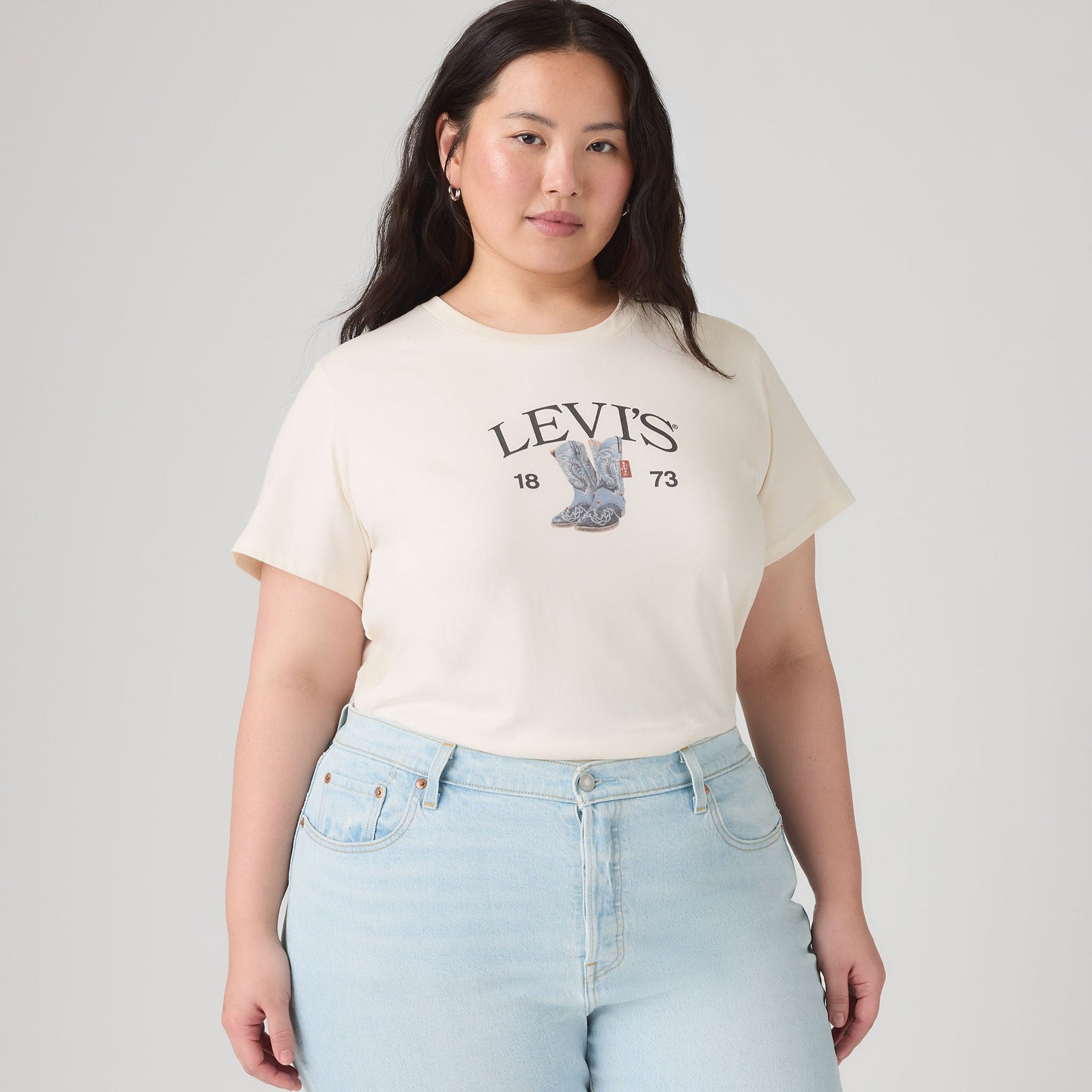 Main 1 - Levi's® Women's Perfect T-Shirt (Plus Size) - 357900459