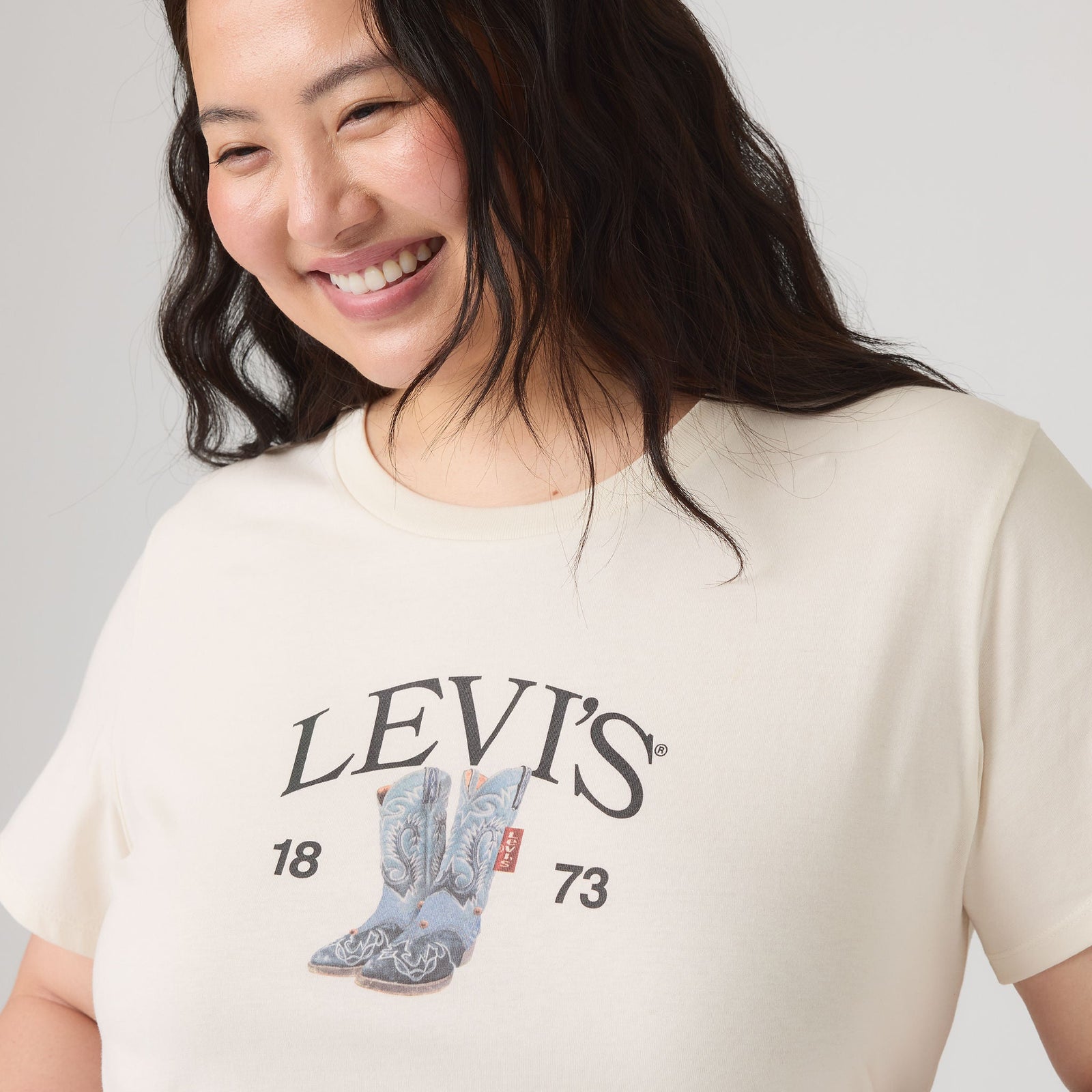 Main 4 - Levi's® Women's Perfect T-Shirt (Plus Size) - 357900459