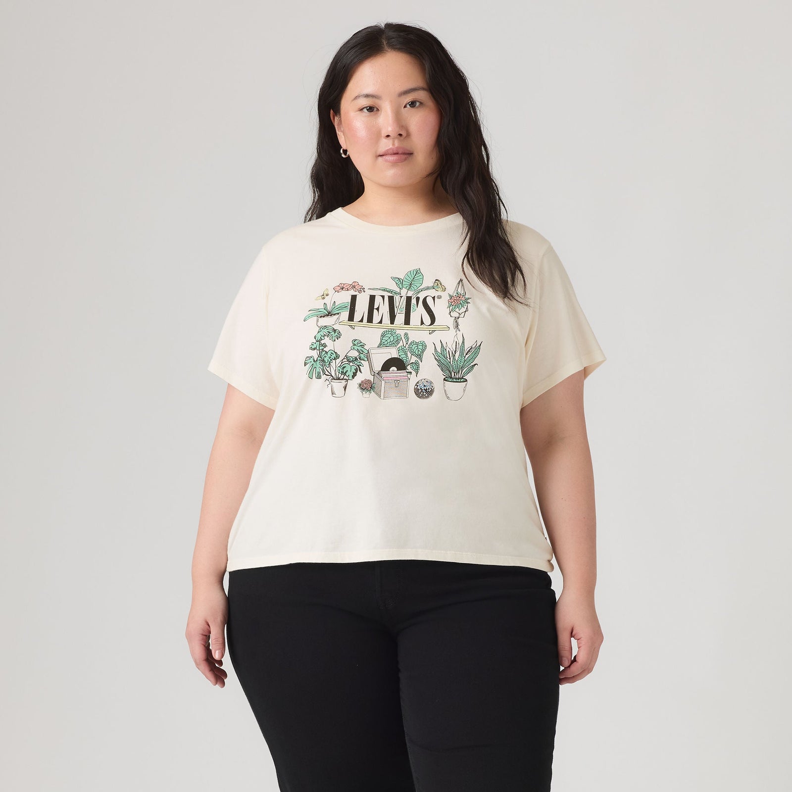 Main 3 - Levi's® Women's Perfect T-Shirt (Plus Size) - 357900460