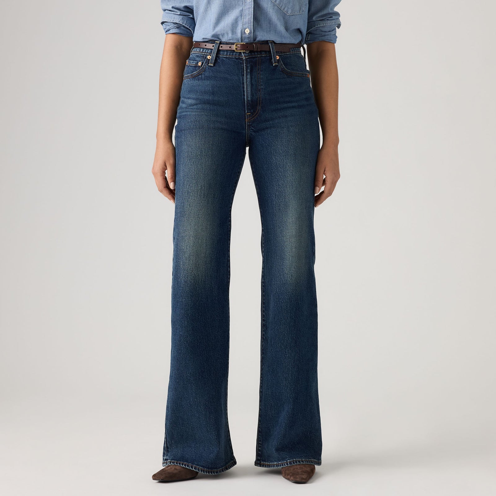 Main 5 - Levi's® Women's Ribcage Flare Jeans - 0083R0001
