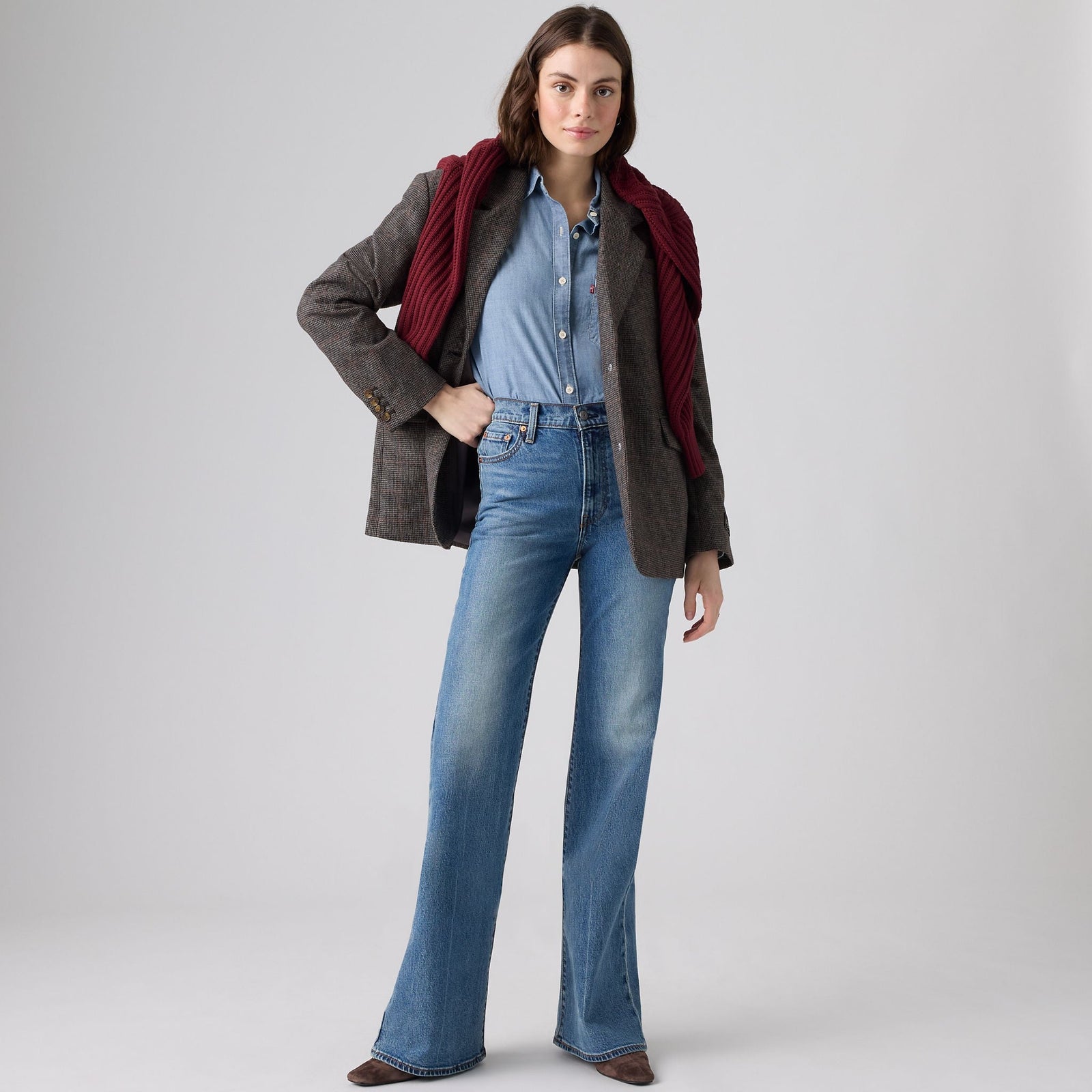 Main 1 - Levi's® Women's Ribcage Flare Jeans - 0083R0010
