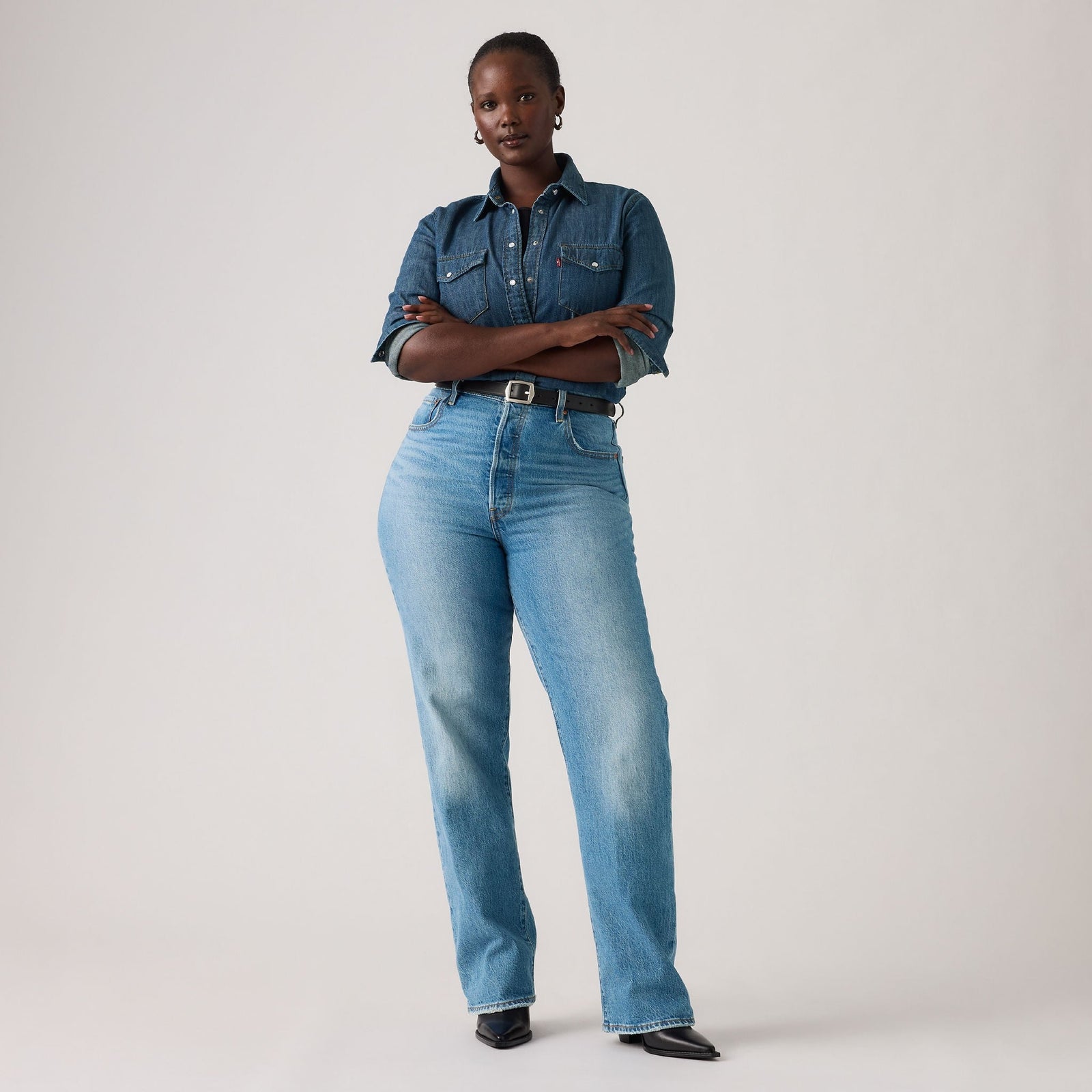 Main 5 - Levi's® Women's Ribcage Full-Length Jeans - 790780008