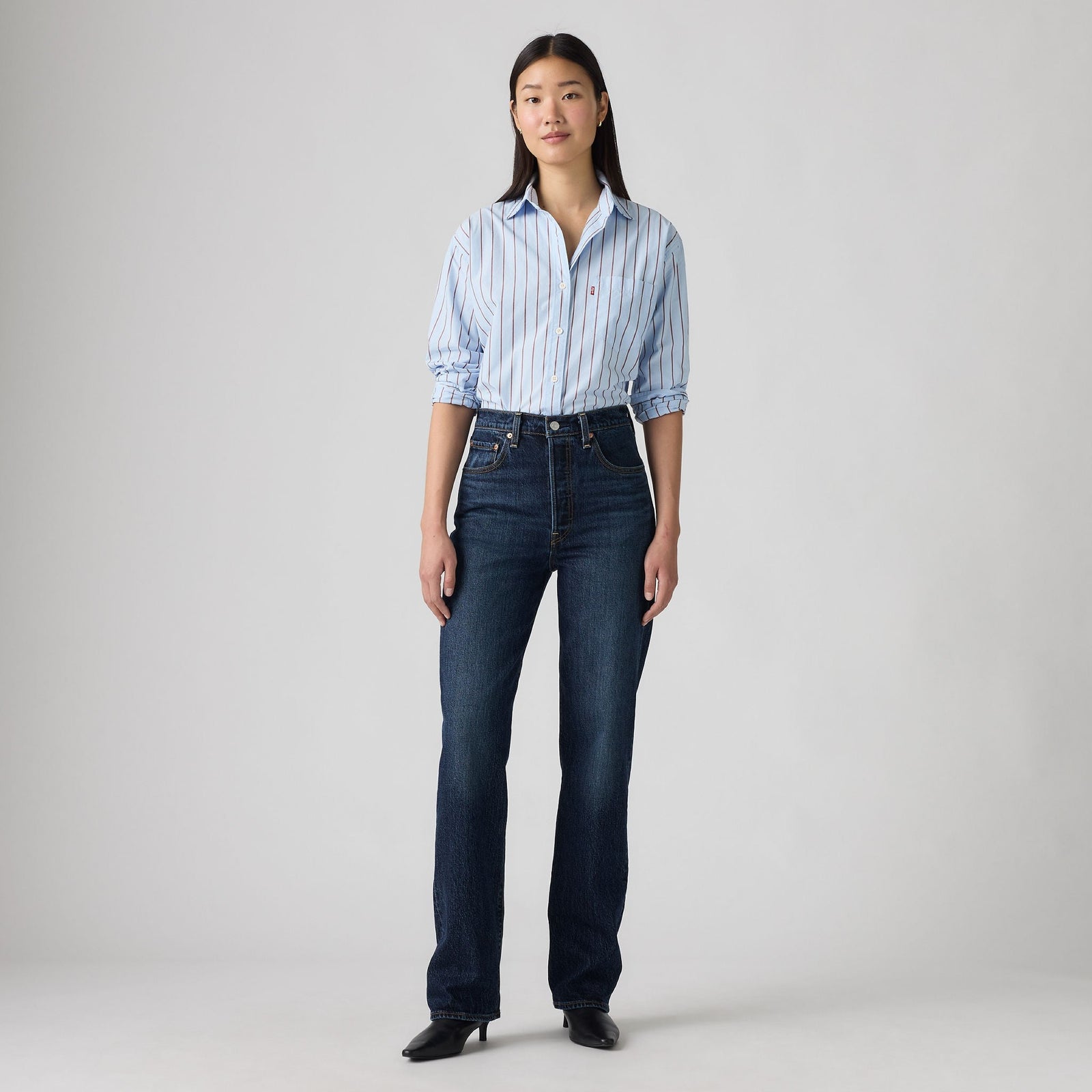 Main 4 - Levi's® Women's Ribcage Full-Length Jeans - 790780044
