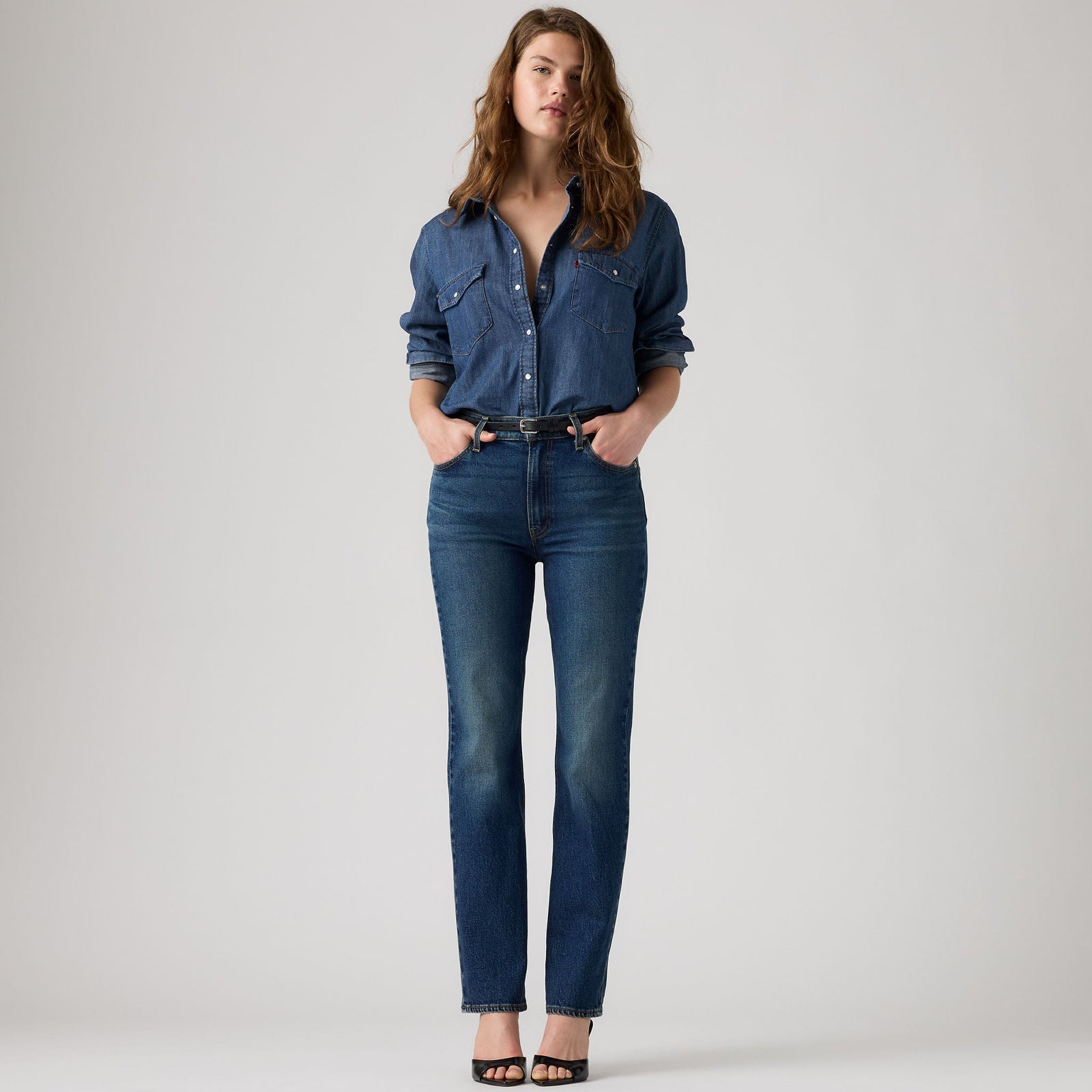 Main 1 - Levi's® Women's Ribcage Slim Jeans - 0081W0008