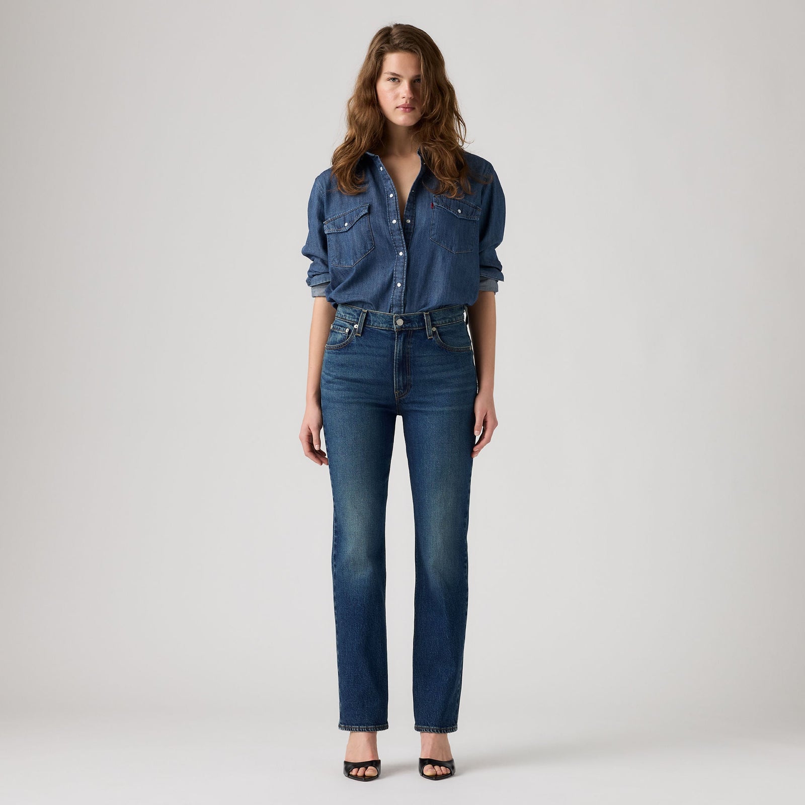 Main 3 - Levi's® Women's Ribcage Slim Jeans - 0081W0008