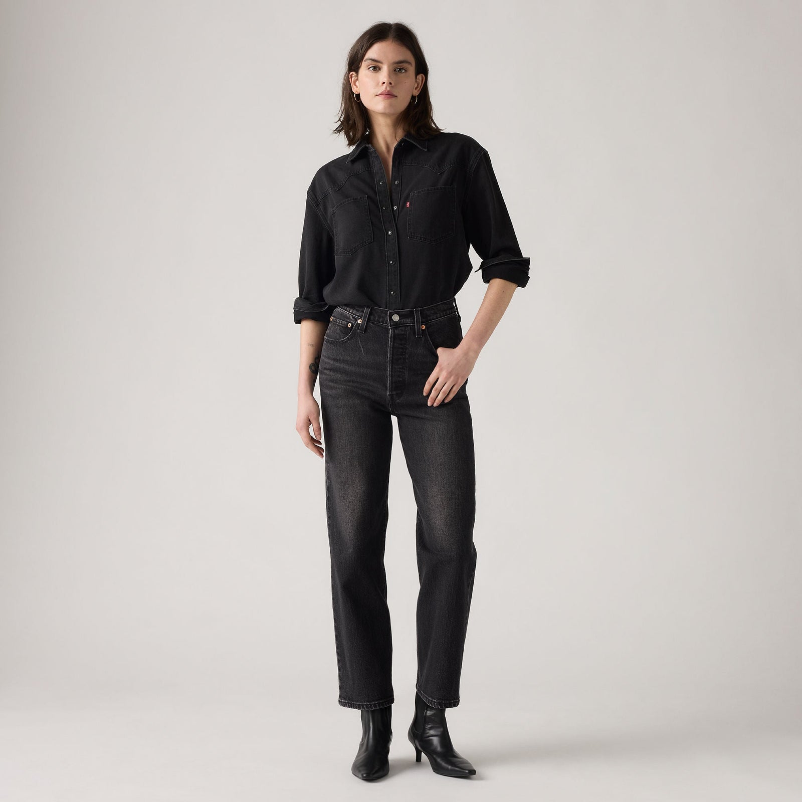 Main 1 - Levi's® Women's Ribcage Straight Ankle Jeans - 726930257