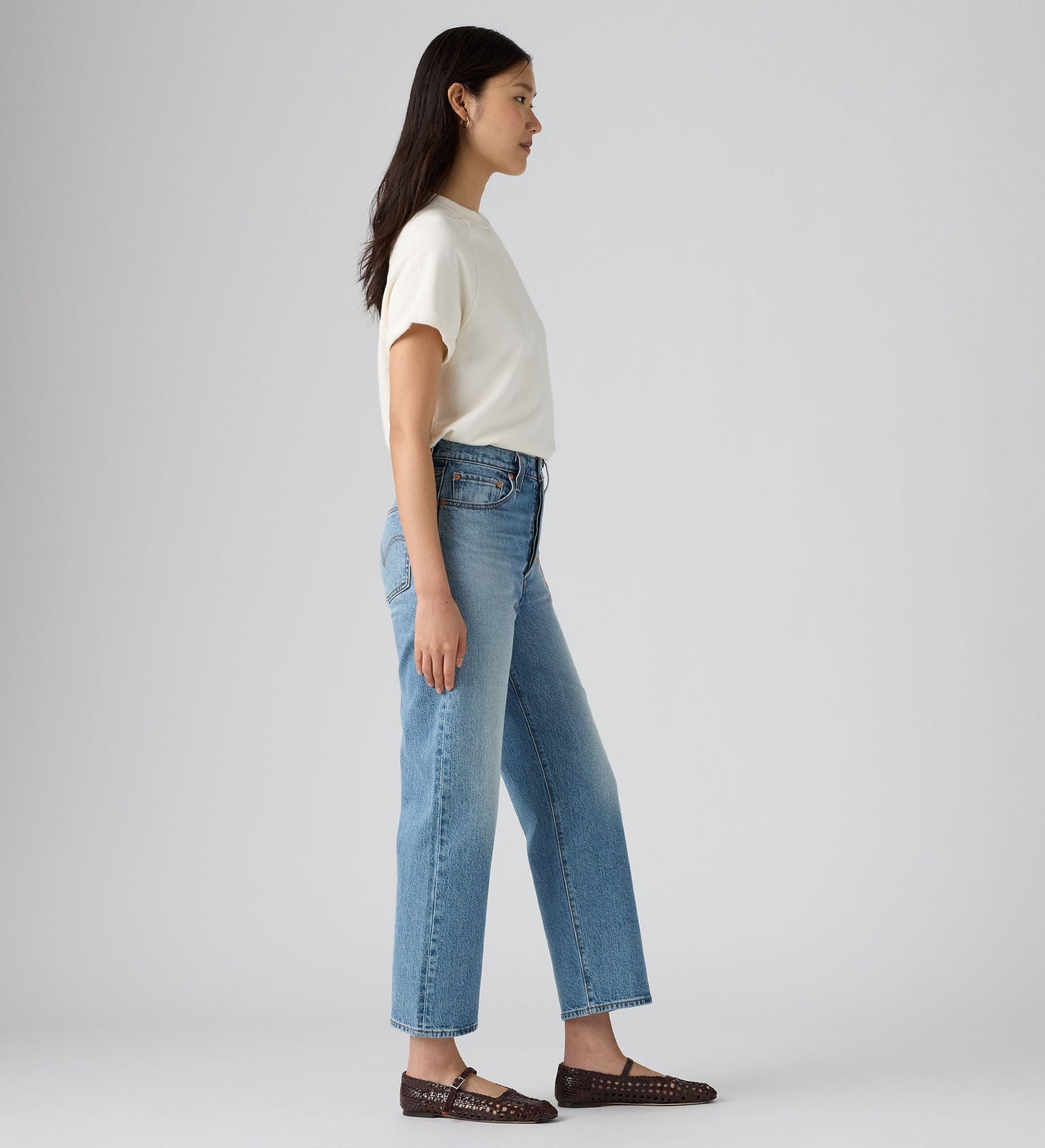 Main 4 - Levi's® Women's Ribcage Straight Ankle Jeans - 726930302