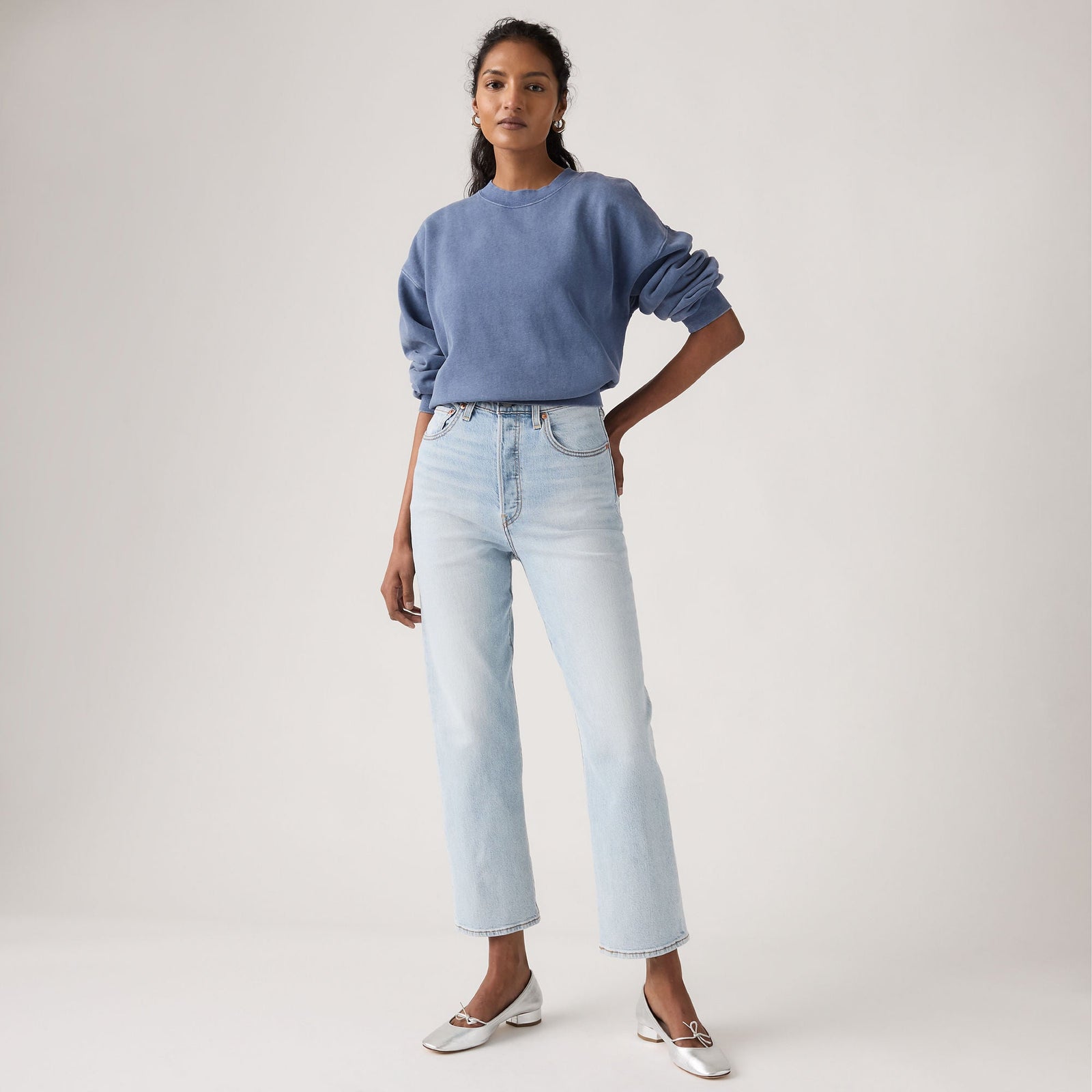 Main 4 - Levi's® Women's Ribcage Straight Ankle Jeans - 726930282