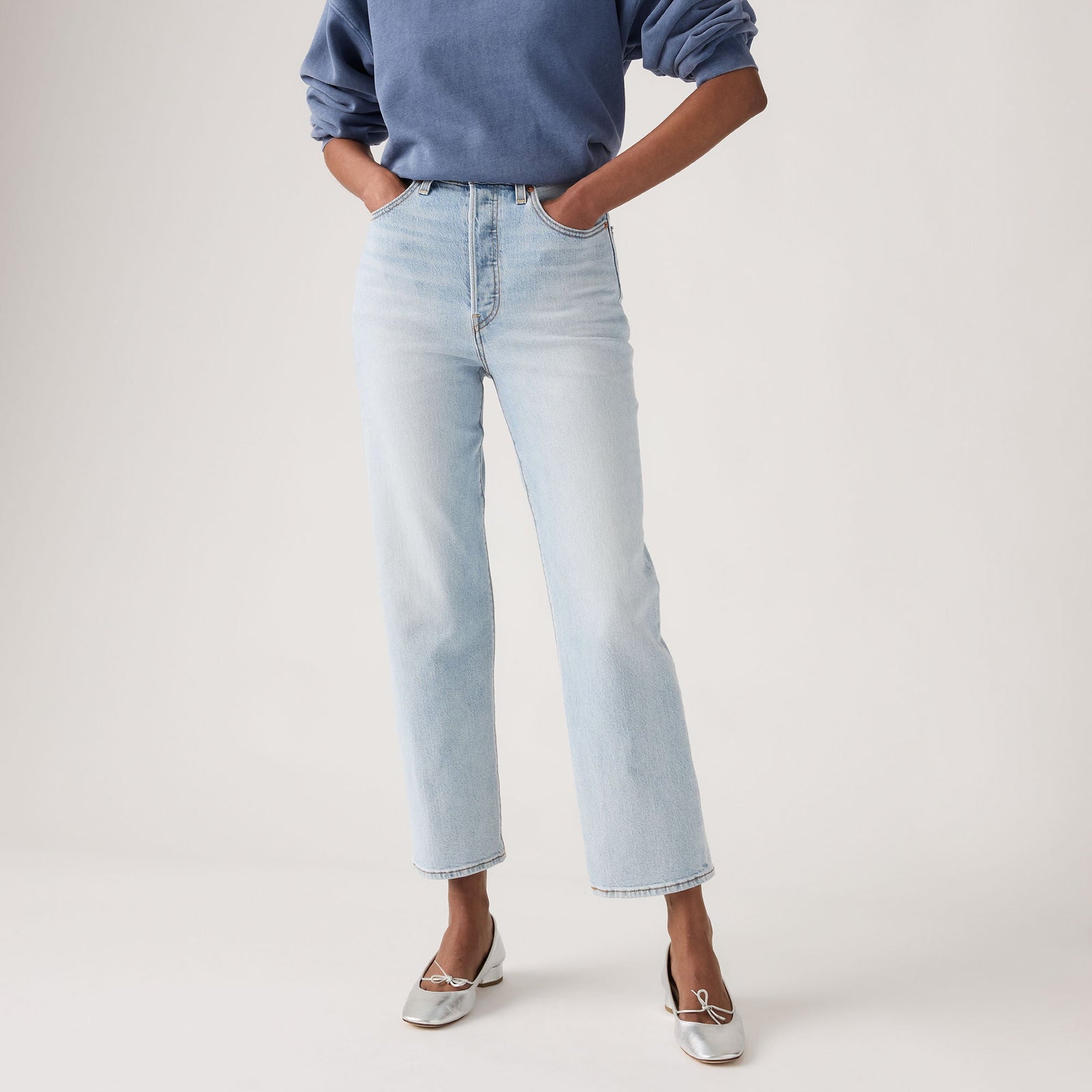 Main 5 - Levi's® Women's Ribcage Straight Ankle Jeans - 726930282