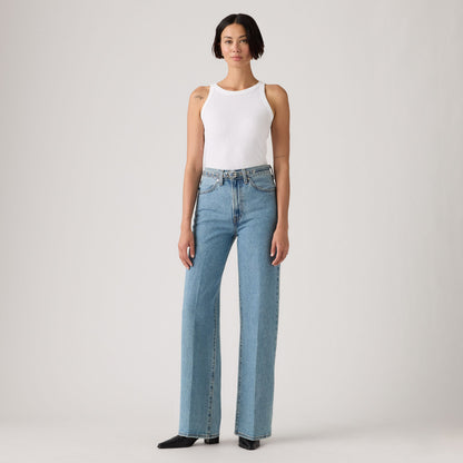 Thumbnail 1 - Levi's® Women's Ribcage Wide-Leg Belted Jeans - 005LK0000