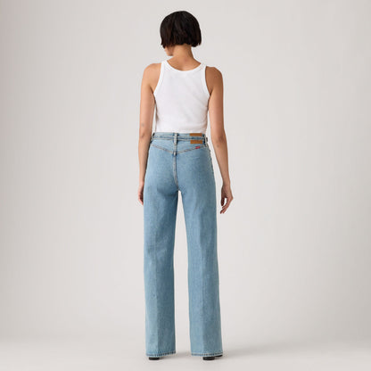 Thumbnail 2 - Levi's® Women's Ribcage Wide-Leg Belted Jeans - 005LK0000