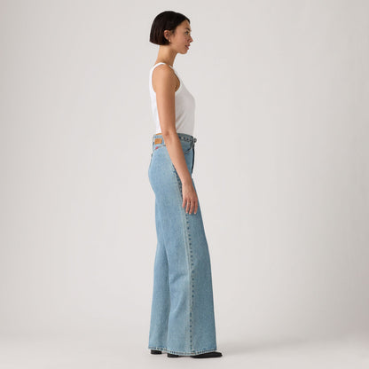 Thumbnail 3 - Levi's® Women's Ribcage Wide-Leg Belted Jeans - 005LK0000