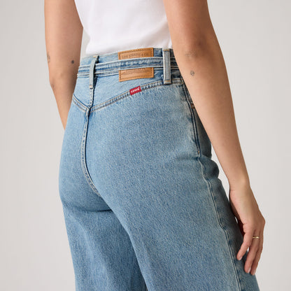 Thumbnail 5 - Levi's® Women's Ribcage Wide-Leg Belted Jeans - 005LK0000