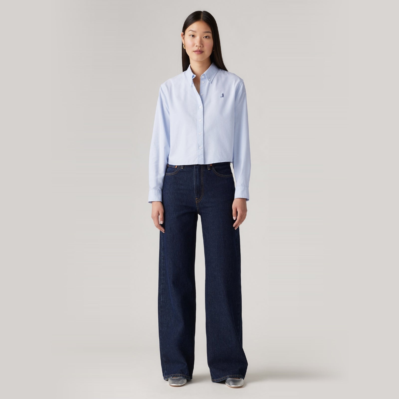 Main 1 - Levi’s® Women’s Ribcage Wide-Leg Jeans - A60810019