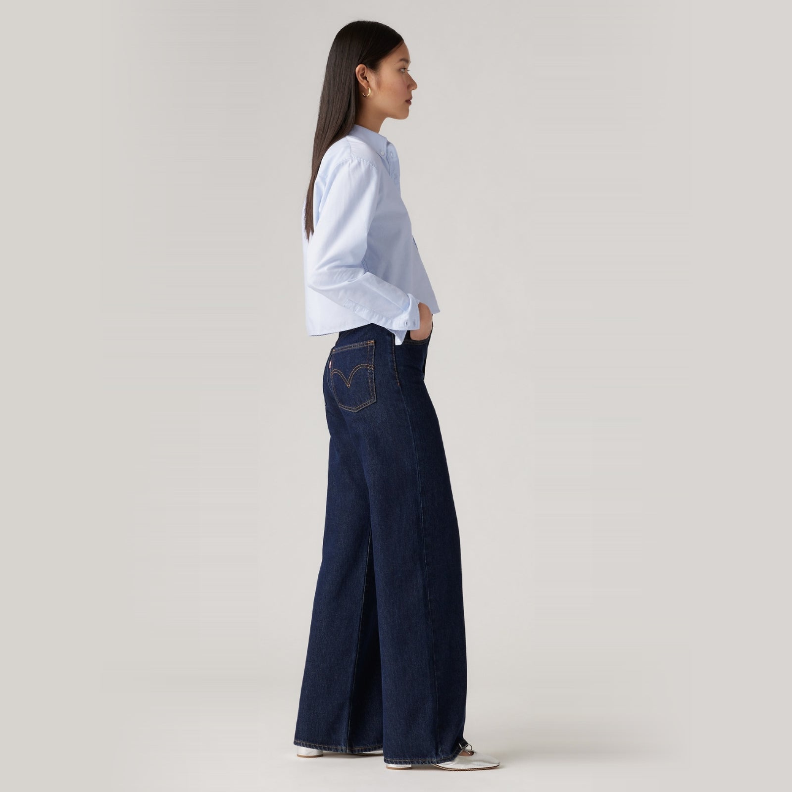 Main 4 - Levi’s® Women’s Ribcage Wide-Leg Jeans - A60810019