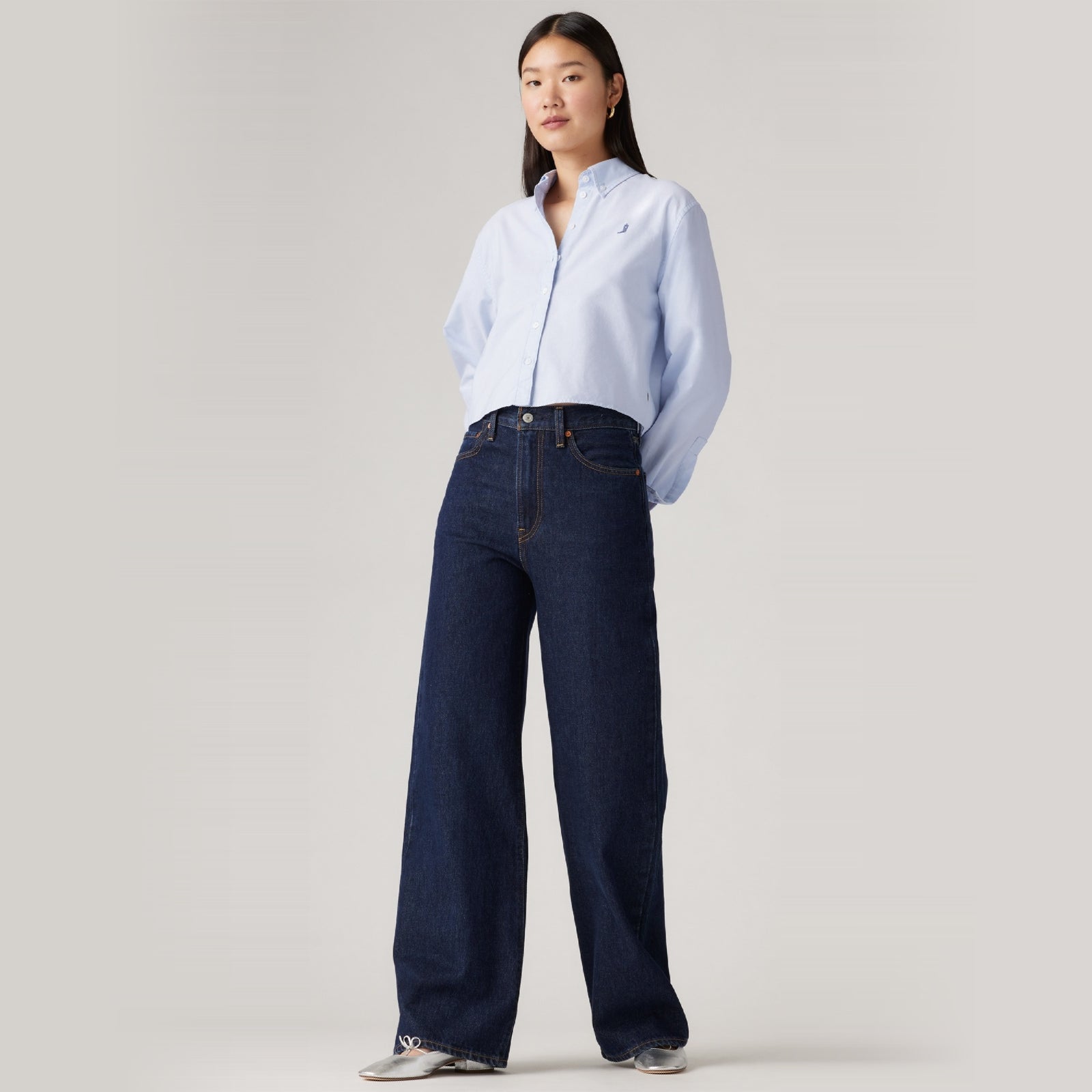 Main 5 - Levi’s® Women’s Ribcage Wide-Leg Jeans - A60810019