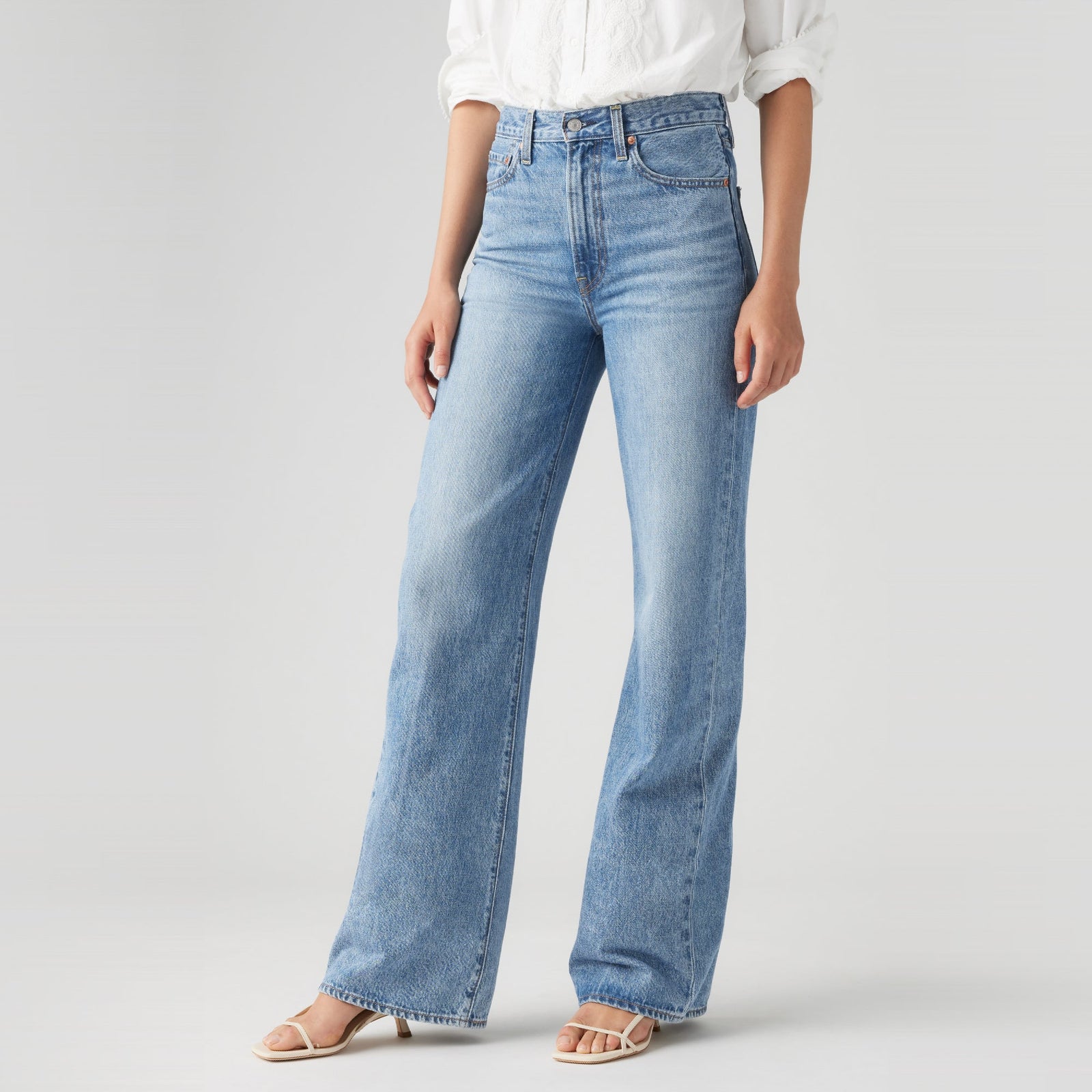 Main 5 - Levi's® Women's Ribcage Wide Leg Jeans - A60810020