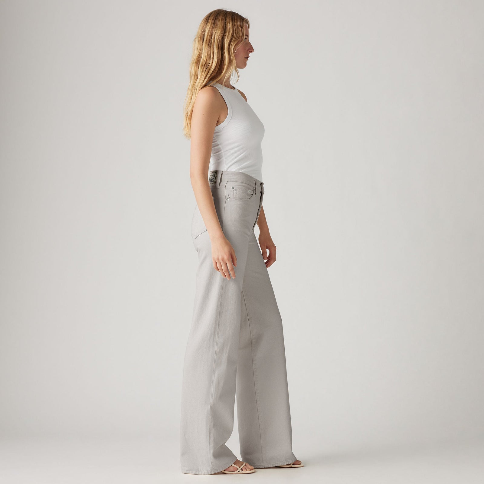 Main 4 - Levi's® Women's Ribcage Wide-Leg Jeans - A60810110