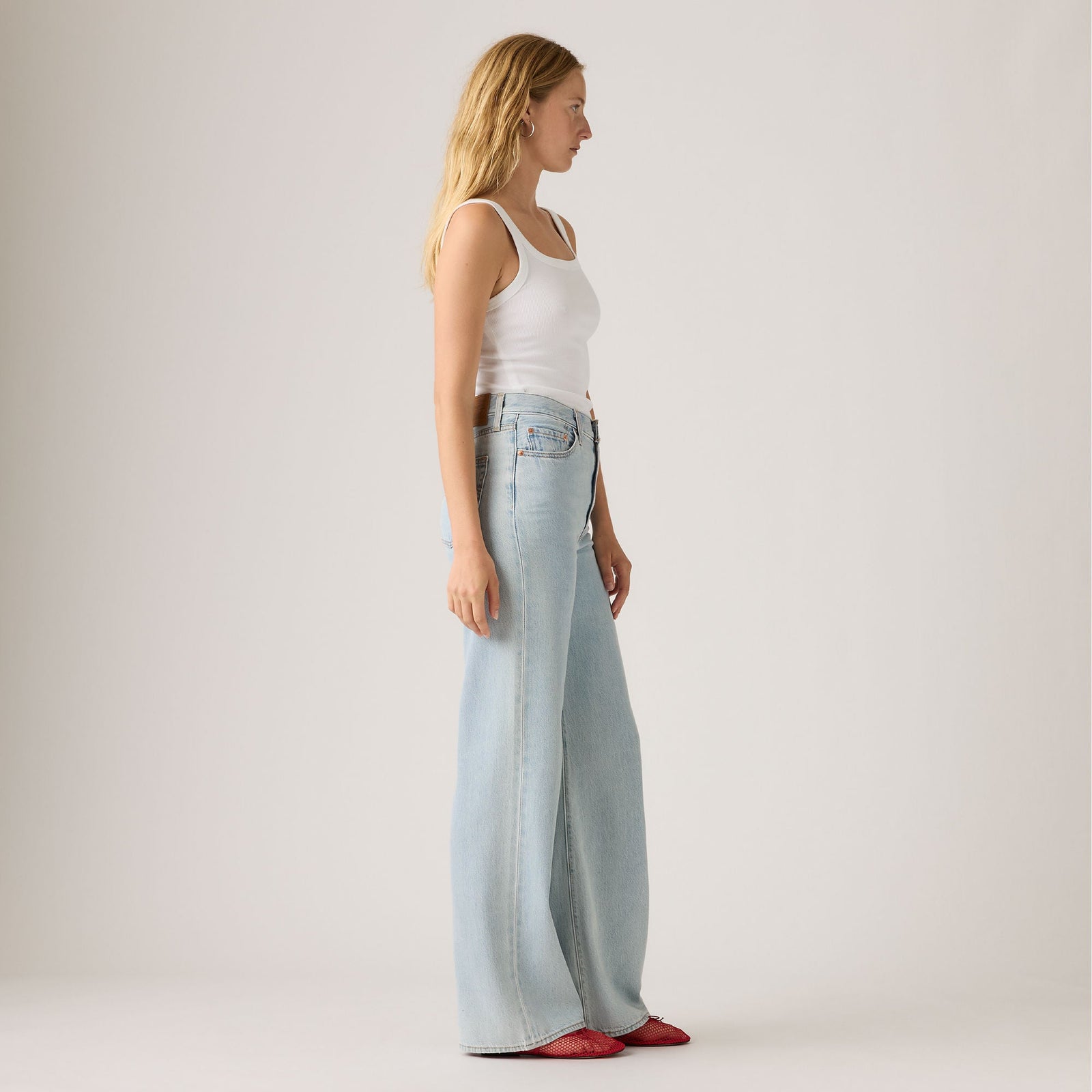 Main 3 - Levi's® Women's Ribcage Wide-Leg Jeans - A60810079