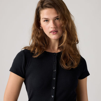 Thumbnail 4 - Levi's® Women's Rory Button Short-Sleeve Top - 0086M0000