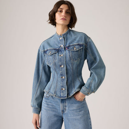 Thumbnail 3 - Levi's® Women's Sculpted Trucker Jacket - 001T60003