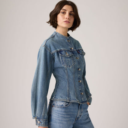 Thumbnail 4 - Levi's® Women's Sculpted Trucker Jacket - 001T60003