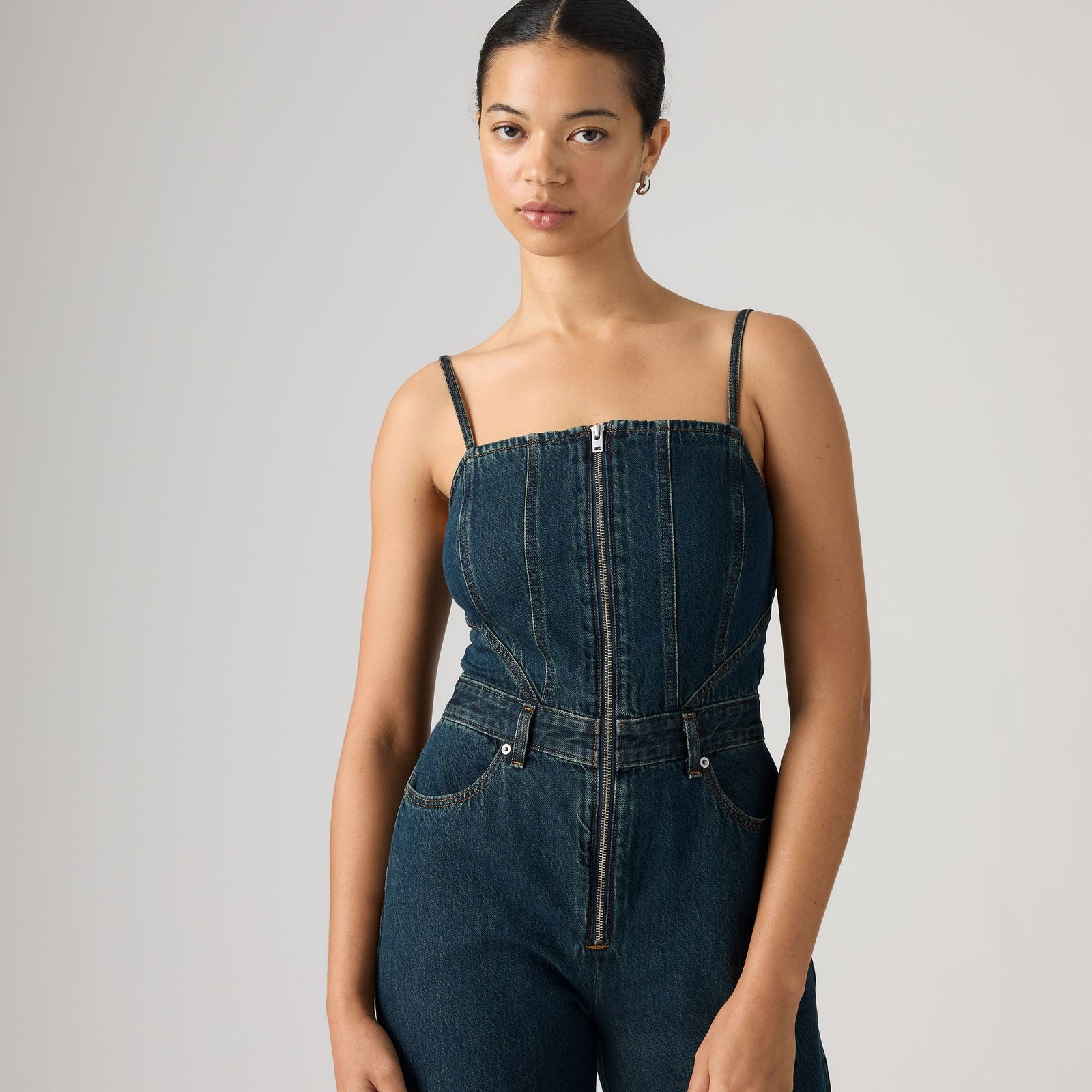 Main 5 - Levi's® Women's Seamed Jumpsuit wide-leg - 0088T0002