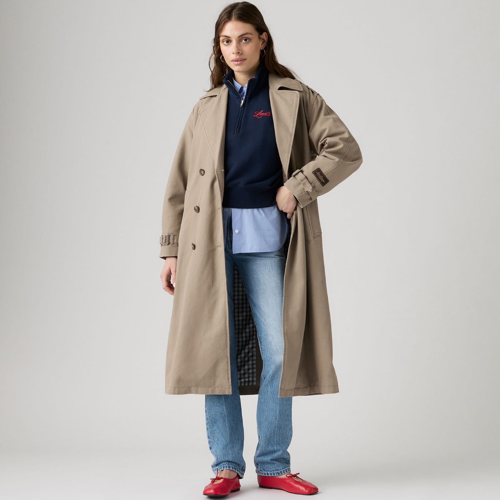 Main 3 - Levi's® Women's Serena Trench Coat - 006RW0004