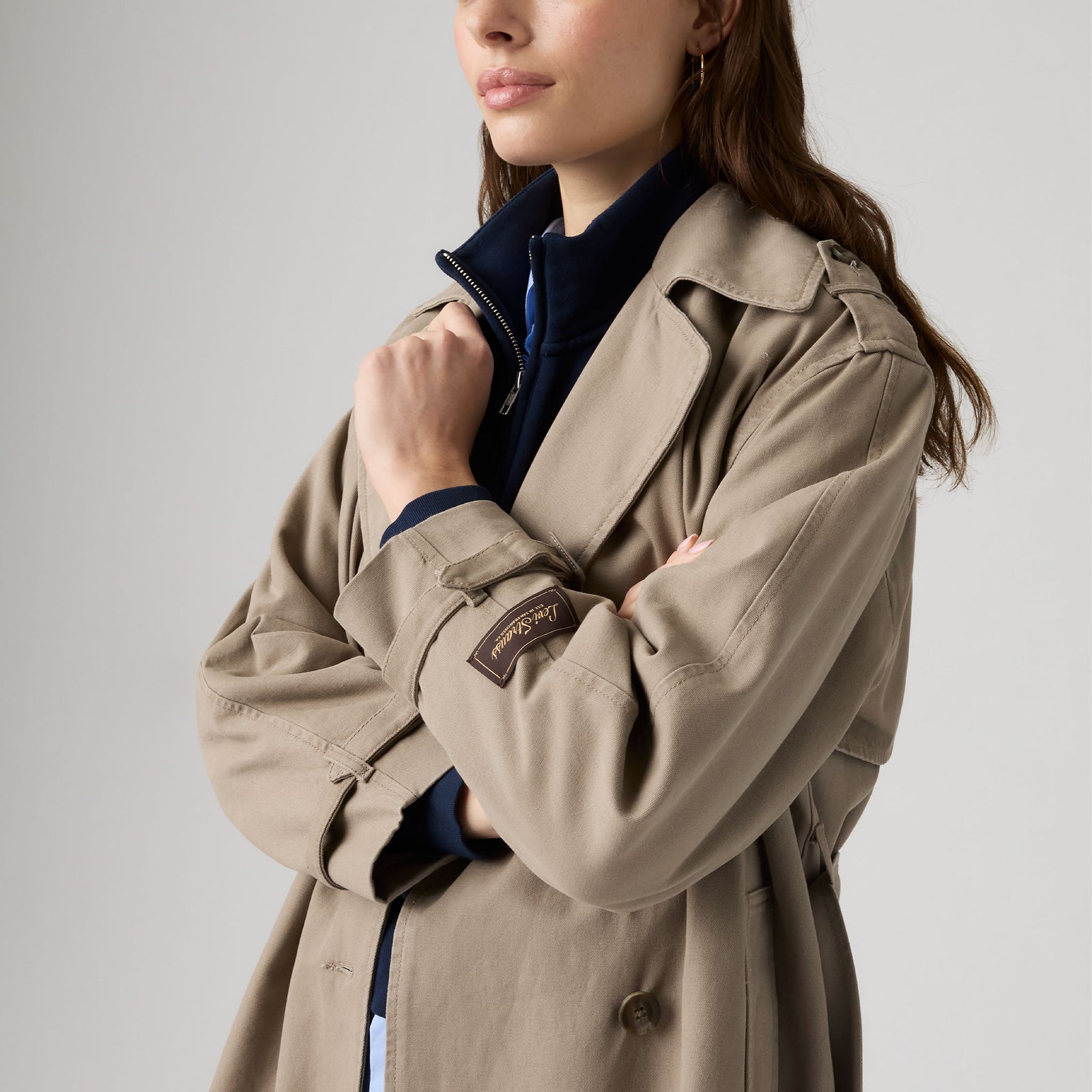 Main 4 - Levi's® Women's Serena Trench Coat - 006RW0004